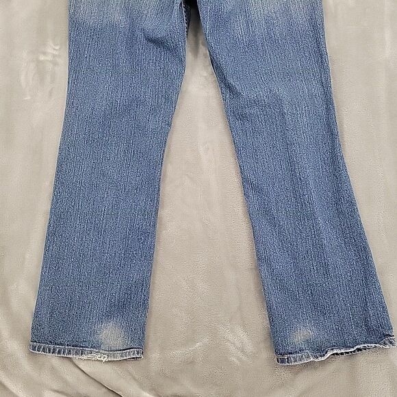 Levis Strauss Signature Womens Jeans Size 14 Medium 34x31 Mid Rise Bootcut Vtg - Picture 5 of 11